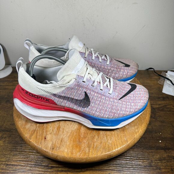 Nike Zoom X Invincible Run Flyknit 3 White Red Shoe Men's Size 11.5 FJ3889-100 - Picture 1 of 10